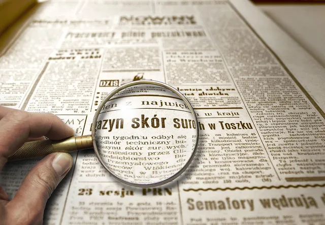 newspaper, magnifying glass, magnifier, news, zoom, increase, to read, word, monitor, press, analysis, investigation, consideration, definition, finance, reading, newspaper, investigation, investigation, investigation, investigation, investigation, definition. Press release distribution key metrics framework
